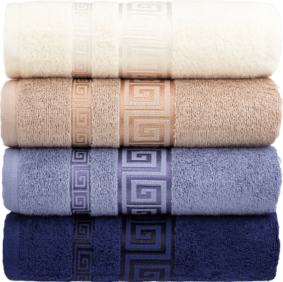 multicolored-terry-towels-rolled-up-stacked-table-min